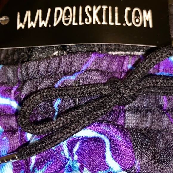 Dolls Kill | Current Mood “Oblivion” Graphic Sweat Pant Joggers. - Picture 6 of 6